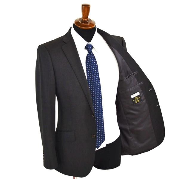 ユナイテッドアローズ green label relaxing 2つボタン シングルスーツ M A5 ダークグレー ストライプ ノータック 3121-145-1832 5XL063 | UNITED ARROWS | 01