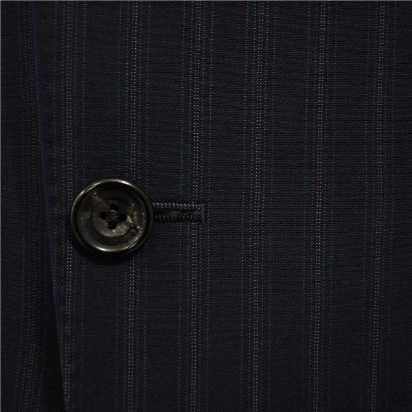 五大陸 英国製生地 2つボタン シングルスーツ M A5 ダークネイビー ストライプ ワンタック gotairiku SR-GR-LM-0116 夏物 春夏 薄手 5XL064 | gotairiku | 02