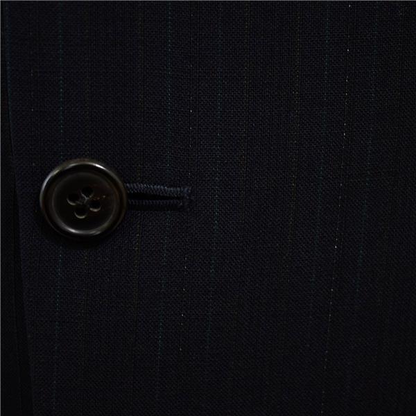 バーバーリー モヘア混生地 2つボタン シングルスーツ M A6 ダークネイビー ストライプ ノータック WF238-131-29 夏物 春夏 5XL066 | BURBERRY | 02