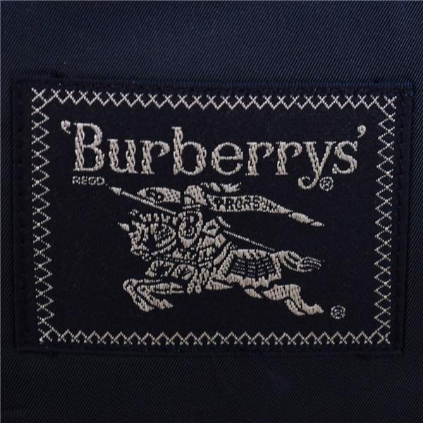 バーバーリー モヘア混生地 2つボタン シングルスーツ M A6 ダークネイビー ストライプ ノータック WF238-131-29 夏物 春夏 5XL066 | BURBERRY | 03