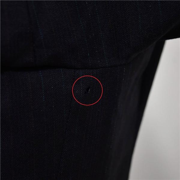 バーバーリー モヘア混生地 2つボタン シングルスーツ M A6 ダークネイビー ストライプ ノータック WF238-131-29 夏物 春夏 5XL066 | BURBERRY | 07