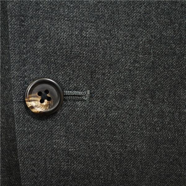 Jプレス 3ピース 段返り 3つボタン シングルスーツ S YA4 ダークグレー ノータック 開き見せ J.PRESS P11-SV-OV-BS-3-0201 春夏秋 5XL067 | J.PRESS | 02