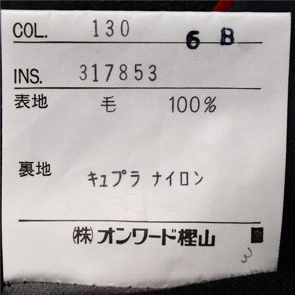 Jプレス 3ピース 段返り 3つボタン シングルスーツ S YA4 ダークグレー ノータック 開き見せ J.PRESS P11-SV-OV-BS-3-0201 春夏秋 5XL067 | J.PRESS | 05