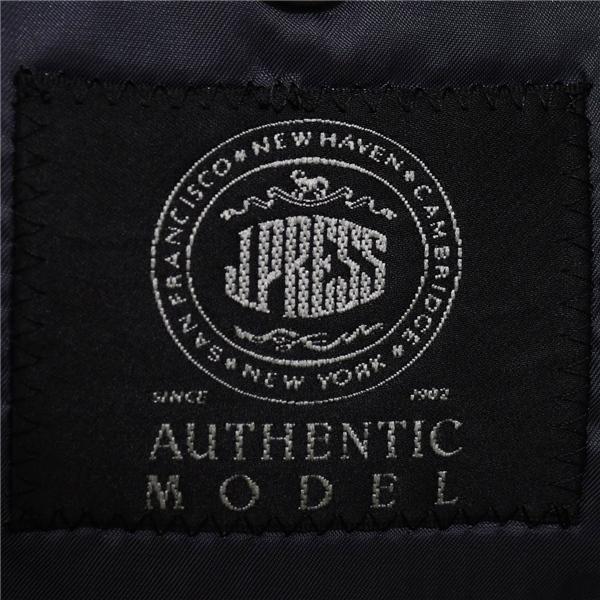 Jプレス 段返り 3つボタン シングルスーツ S A4 ダークグレー ノータック 袖口3つ釦 開き見せ J.PRESS SROV-CM-0310 夏物 春夏 5XL068 | J.PRESS | 03