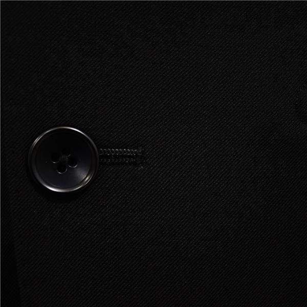 美品 ONLY 2つボタン シングルスーツ S YA4 ブラック 黒 ノータック 袖口4つ釦 開き見せ 2-0340-25-600-BK 夏物 春夏 薄手 5XL072 | ONLY | 02