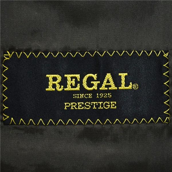 リーガル 2つボタン シングルスーツ M AB6 ダークグレー ストライプ 袖口4つ釦 開き見せ アジャスター付 9102RPM 合物 春秋 5XL088 | REGAL | 03