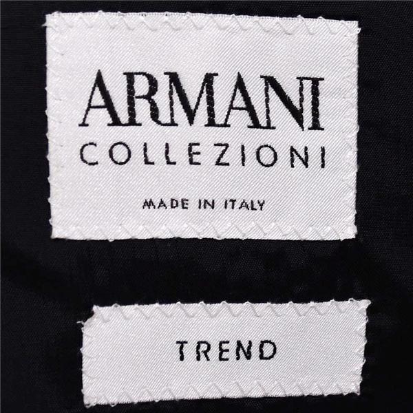 アルマーニ コレッツォーニ 2つボタン シングルスーツ M YA6 ダークグレー ストライプ ノータック 袖口4つ釦 開き見せ 1BTBC0 春秋 5XL089 | ARMANI COLLEZIONI | 03