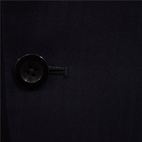 INTIMAGE 2つボタン シングルスーツ L AB7 ダークネイビー ストライプ ノータック 袖口4つ釦 開き見せ 831409 夏物 春夏 薄手 5XL093 | ブランド登録なし | 02