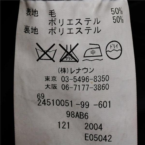 ダーバン 2つボタン シングルスーツ L AB6 ブラック ストライプ ワンタック 袖口4つ釦  開き見せ 24510051-99-601 合物 春秋 5XL094 | D'URBAN | 04