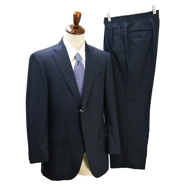 gotairiku 五大陸 ARTHUR HARRISON 2つボタン シングルスーツ AB4 M ダークネイビー ストライプ 春夏 SR GO SM 0035 6NA007 | gotairiku