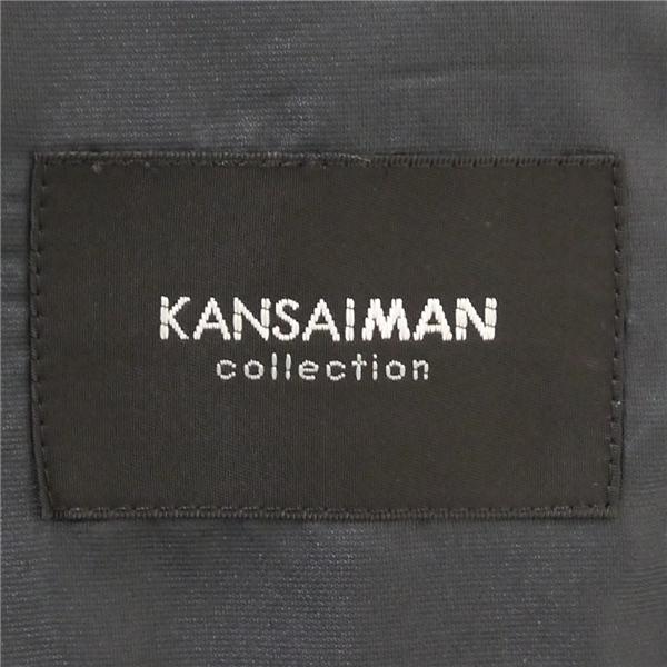 KANSAIMAN 2つボタン シングルスーツ AB5 M ダークネイビー 濃紺色 シャドーストライプ ワンタック 春夏 157174-38 6NA008 | ブランド登録なし | 04