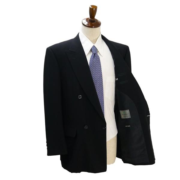 Donato Vinci 4つボタン ダブルスーツ AB5 M ブラック ワンタック ウエストアジャスター フォーマル 春夏 DV5500-241 6NA009 | ブランド登録なし | 01