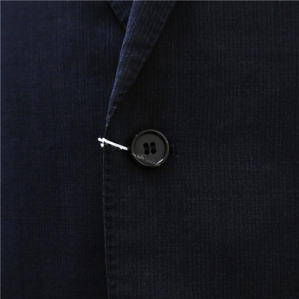 ニューヨーカー 2パンツ 2つボタン シングルスーツ A5 M ダークネイビー ストライプ ワンタック 春秋 合物 11-09-8109 6NA017 | NEWYORKER | 02