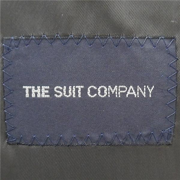 スーツカンパニー CENTRAL GIPPS 3つボタン シングルスーツ A7 L ダークグレー シャドーストライプ ワンタック 春秋冬 176126 6NA018 | ブランド登録なし | 04