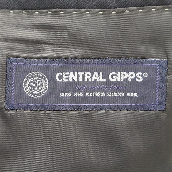 スーツカンパニー CENTRAL GIPPS 3つボタン シングルスーツ A7 L ダークグレー シャドーストライプ ワンタック 春秋冬 176126 6NA018 | ブランド登録なし | 05