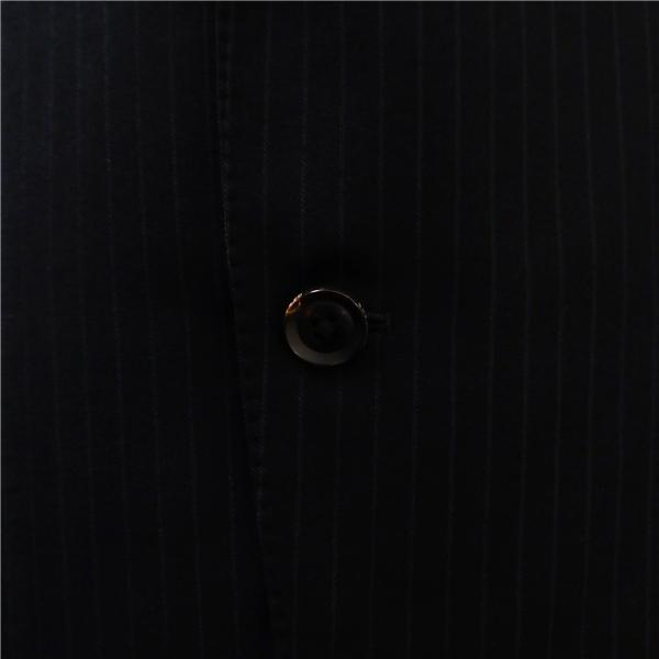 DAKS ダックス 2つボタン シングルスーツ AB5 M ダークグレー 暗灰色 ストライプ ツータック 春秋冬 SR DD KW 0705 6NA025 | DAKS | 02