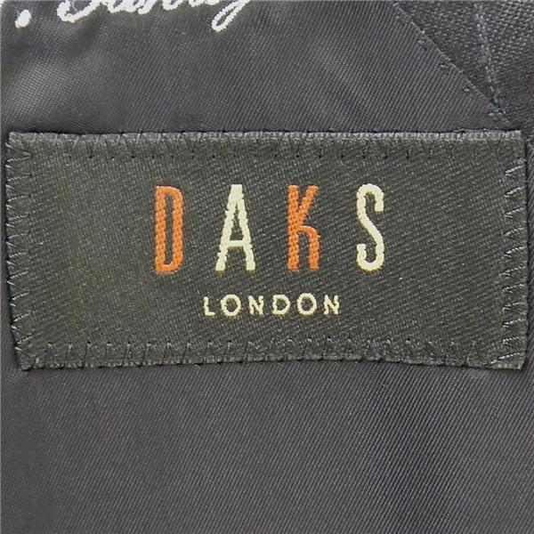 DAKS ダックス 2つボタン シングルスーツ AB5 M ダークグレー 暗灰色 ストライプ ツータック 春秋冬 SR DD KW 0705 6NA025 | DAKS | 04