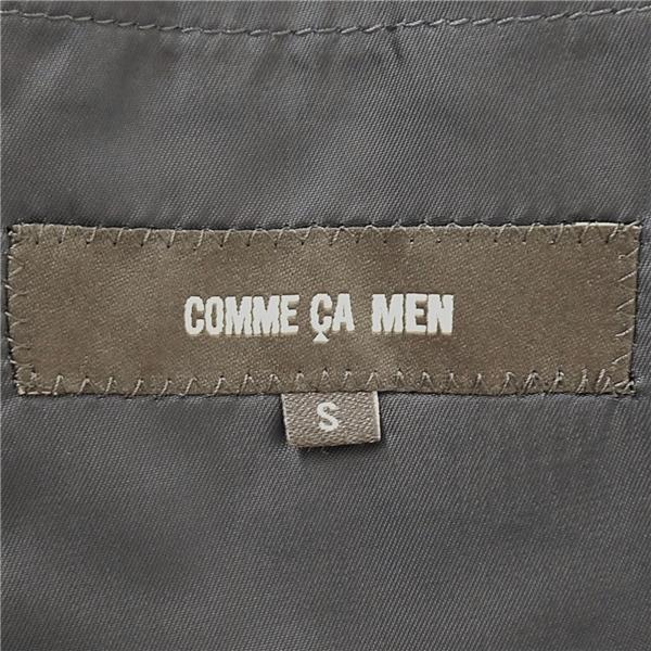 コムサメン 2つボタン シングルスーツ YA6 M ダークネイビー 濃紺色 ストライプ ノータック 細身 春秋冬 07-02SW15 6NA026 | COMME CA MEN | 04