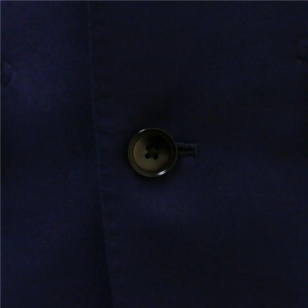 スーツセレクト 3ピース 2つボタン シングルスーツ 袖口3つボタン A4 S ダークネイビー ノータック 春秋冬 BLRP9003 6NA027 | SUIT SELECT | 03