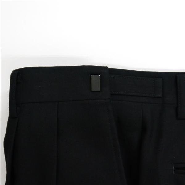 ダーバン Festone 4つボタン ダブルスーツ AB5 M ブラック ツータック アジャスター フォーマル 春秋 合物 F913703-99-164 6NA028 | D'URBAN | 03