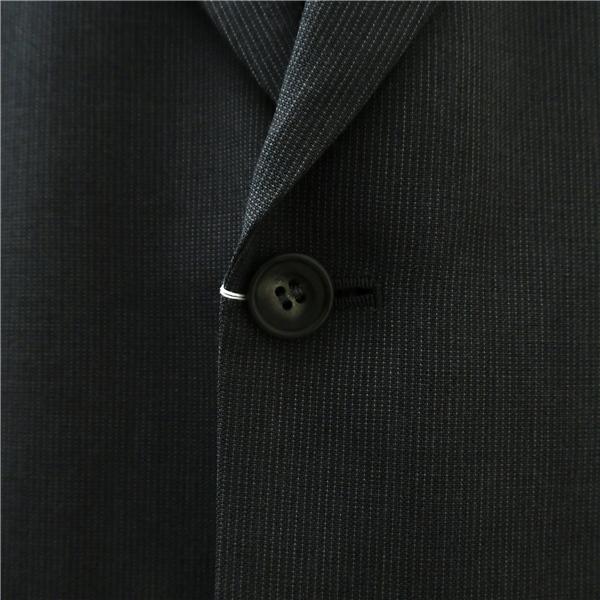 Oxford オックスフォード 2つボタン シングルスーツ 袖口3つボタン AB6 L グレー ストライプ ワンタック 春夏 03-16113 6NA029 | ブランド登録なし | 02