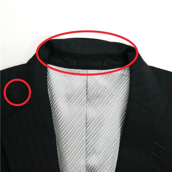 TAILOR Marunishi イタリア製カノニコ 2つボタン シングルスーツ BB9 XXL ダークグレー シャドーストライプ 春夏 8735578 6NA031 | ブランド登録なし | 07