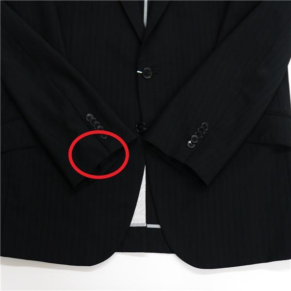 TAILOR Marunishi イタリア製カノニコ 2つボタン シングルスーツ BB9 XXL ダークグレー シャドーストライプ 春夏 8735578 6NA031 | ブランド登録なし | 08