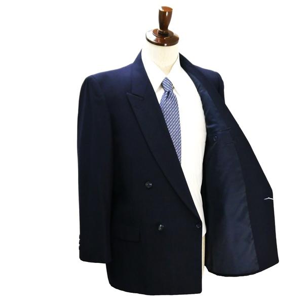 KINDWEAR カインドウェア 4つボタン ダブルスーツ 袖口3つボタン BB4 M ダークネイビー 濃紺色 ワンタック ゆったり 春秋冬 6NA036 | ブランド登録なし | 01