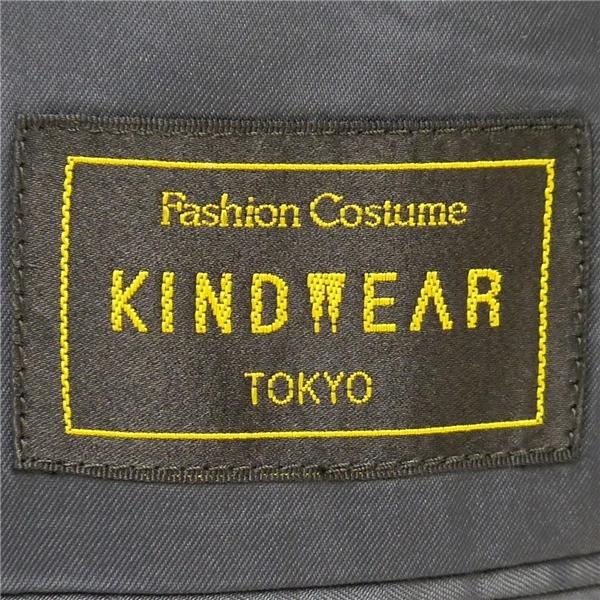 KINDWEAR カインドウェア 4つボタン ダブルスーツ 袖口3つボタン BB4 M ダークネイビー 濃紺色 ワンタック ゆったり 春秋冬 6NA036 | ブランド登録なし | 03