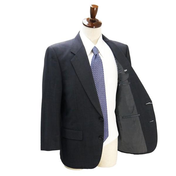 MITSUKOSHI ミツコシ 2パンツ 2つボタン シングルスーツ BB3 S ダークグレー 暗灰色 ツータック ゆったり 春秋 合物 6NA038 | ブランド登録なし | 01