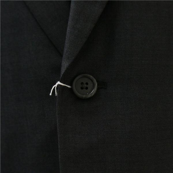 MITSUKOSHI ミツコシ 2パンツ 2つボタン シングルスーツ BB3 S ダークグレー 暗灰色 ツータック ゆったり 春秋 合物 6NA038 | ブランド登録なし | 02