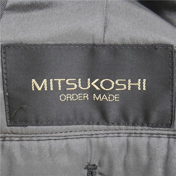 MITSUKOSHI ミツコシ 2パンツ 2つボタン シングルスーツ BB3 S ダークグレー 暗灰色 ツータック ゆったり 春秋 合物 6NA038 | ブランド登録なし | 04