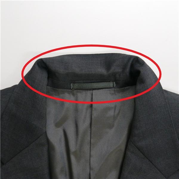 MITSUKOSHI ミツコシ 2パンツ 2つボタン シングルスーツ BB3 S ダークグレー 暗灰色 ツータック ゆったり 春秋 合物 6NA038 | ブランド登録なし | 06