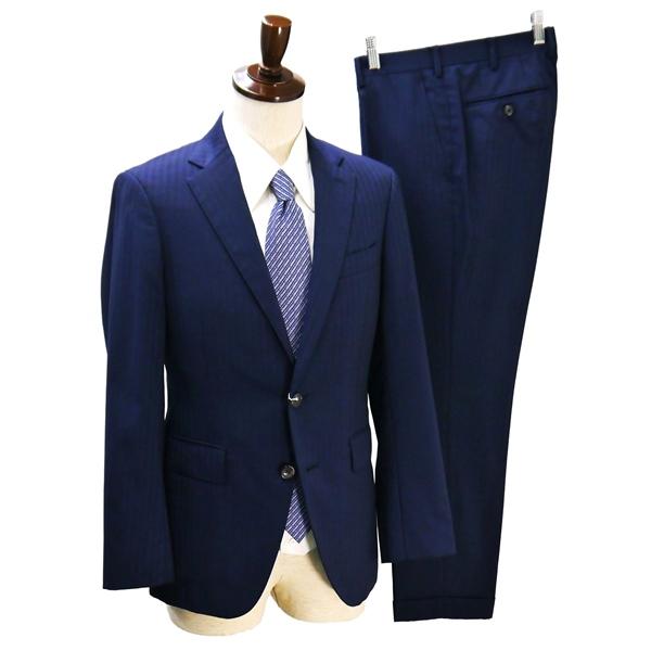 コムサメン LANIFICIO F.LLI CERRUTI 2つボタン シングルスーツ YA6 M ダークネイビー 濃紺色 春秋 合物 07-02SZ05 6NA041 | COMME CA MEN