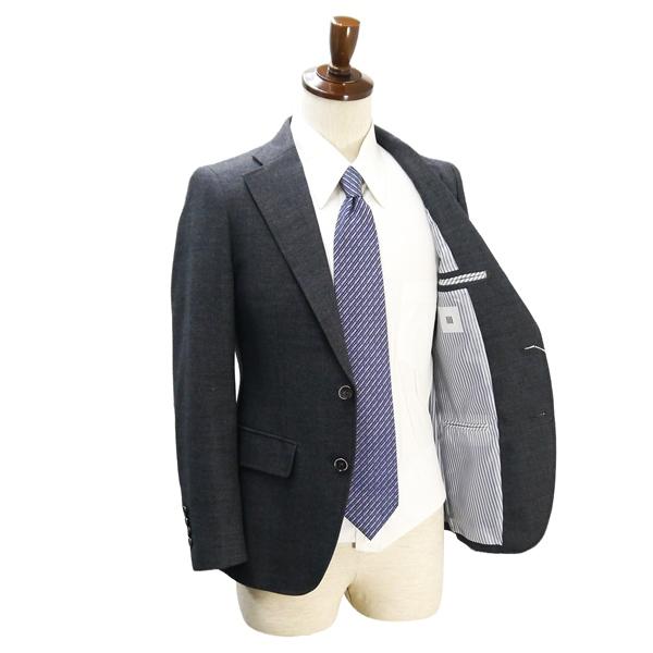 スーツセレクト 2つボタン シングルスーツ 袖口4つボタン Y4 S ダークグレー ワンタック 本切羽 細身 春秋冬 JSK2100 6NA043 | SUIT SELECT | 01