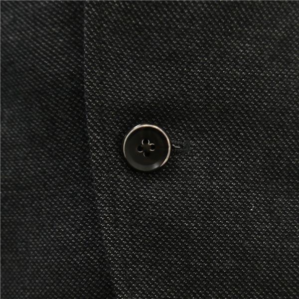 スーツセレクト 2つボタン シングルスーツ 袖口4つボタン Y4 S ダークグレー ワンタック 本切羽 細身 春秋冬 JSK2100 6NA043 | SUIT SELECT | 02