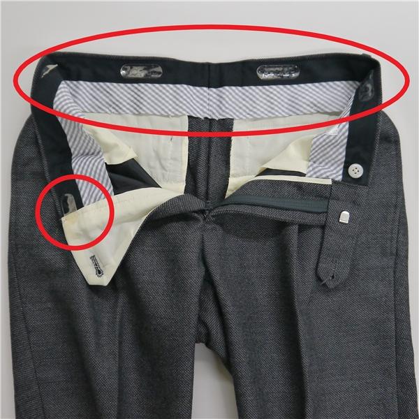 スーツセレクト 2つボタン シングルスーツ 袖口4つボタン Y4 S ダークグレー ワンタック 本切羽 細身 春秋冬 JSK2100 6NA043 | SUIT SELECT | 05