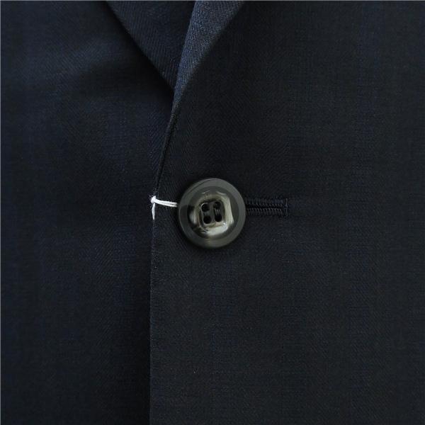 Eikokuya LECOANET HEMANT 2つボタン シングルスーツ A4 S グレーがかったダークネイビー シャドーストライプ 春秋冬 6NA055 | ブランド登録なし | 02