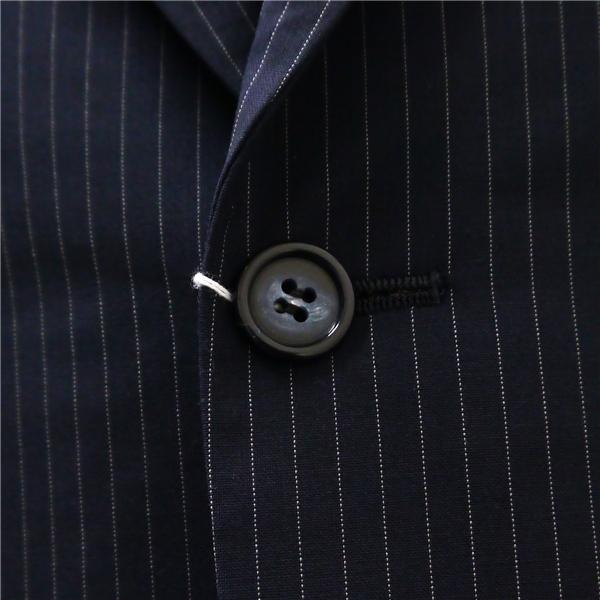 MATSUYA GINZA Lanificio di Tollegno 2つボタン シングルスーツ AB4 M ダークネイビー ストライプ ワンタック 春夏 6NA059 | ブランド登録なし | 02