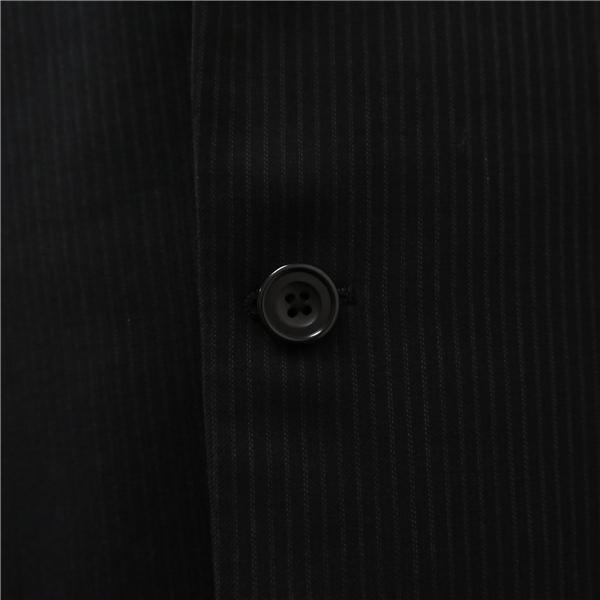 a.v.v HOMME 3つボタン シングルスーツ 袖口4つボタン A4 S ダークグレー 暗灰色 ストライプ ツータック 春秋冬 ASU7W23 6NA061 | ブランド登録なし | 02