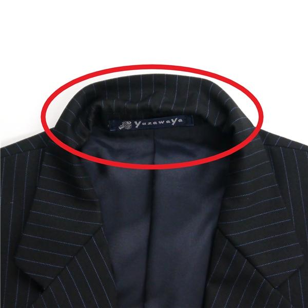 yuzawaya 2つボタン シングルスーツ 袖口3つボタン AB3 S ダークグレー 暗灰色 ストライプ ワンタック 春秋 合物 9370 6NA063 | ブランド登録なし | 06