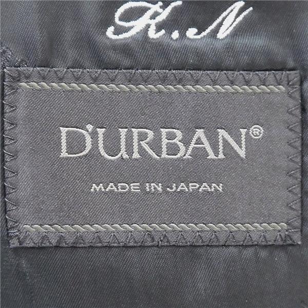 ダーバン Zeal 2つボタン シングルスーツ AB5 M ダークネイビー 濃紺色 ストライプ ワンタック 春秋冬 1004300142-39-008 6NA064 | D'URBAN | 04