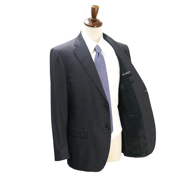 ダーバン r.a.s.o. 2つボタン シングルスーツ AB6 L ダークグレー 暗灰色 ワンタック 春秋 合物 8007200110-98-000 6NA066 | D'URBAN | 01