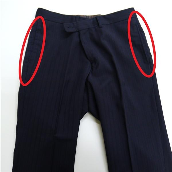 麻布テーラー WORLD TRAVELER 2つボタン シングルスーツ Y7 L ダークネイビー ストライプ ノータック ストレッチ 本切羽 春夏 6NA067 | 麻布テーラー | 05