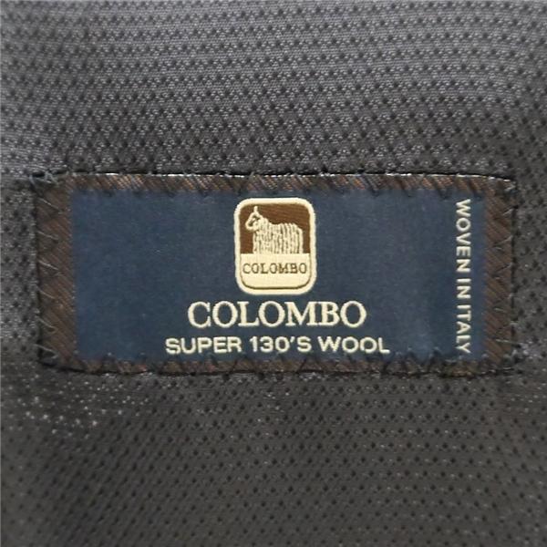 HILTON COLOMBO 2つボタン シングルスーツ BE4 L ダークネイビー ストライプ ノータック 本切羽 春秋 合物 H17V4326 6NA068 | HILTON | 05