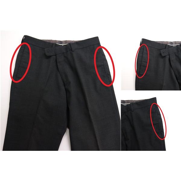 麻布テーラー WORLD TRAVELER 2つボタン シングルスーツ Y7 L ダークグレー 暗灰色 ノータック ストレッチ 本切羽 春夏 6NA076 | 麻布テーラー | 06