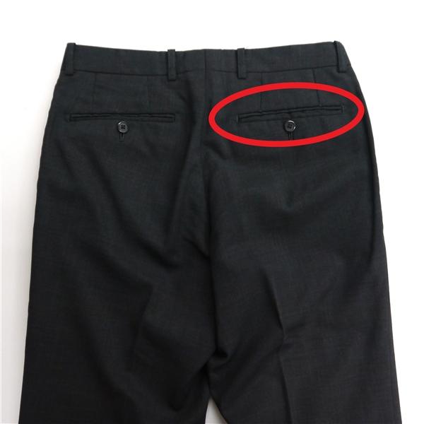 麻布テーラー WORLD TRAVELER 2つボタン シングルスーツ Y7 L ダークグレー 暗灰色 ノータック ストレッチ 本切羽 春夏 6NA076 | 麻布テーラー | 07