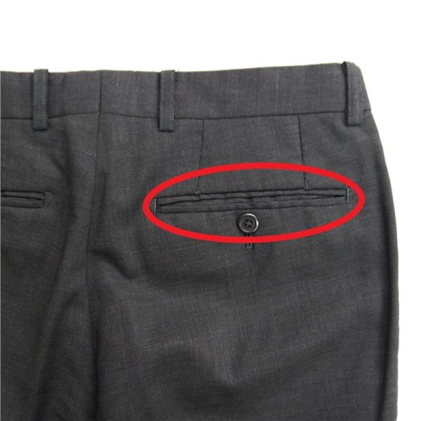 麻布テーラー WORLD TRAVELER 2つボタン シングルスーツ Y7 L ダークグレー 暗灰色 ノータック ストレッチ 本切羽 春夏 6NA076 | 麻布テーラー | 08