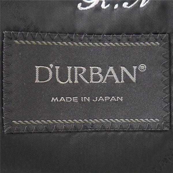 ダーバン Loro Piana 2つボタン シングルスーツ AB5 M ダークブラウン ストライプ ワンタック 春秋冬 E810131-89-026 6NA077 | D'URBAN | 04