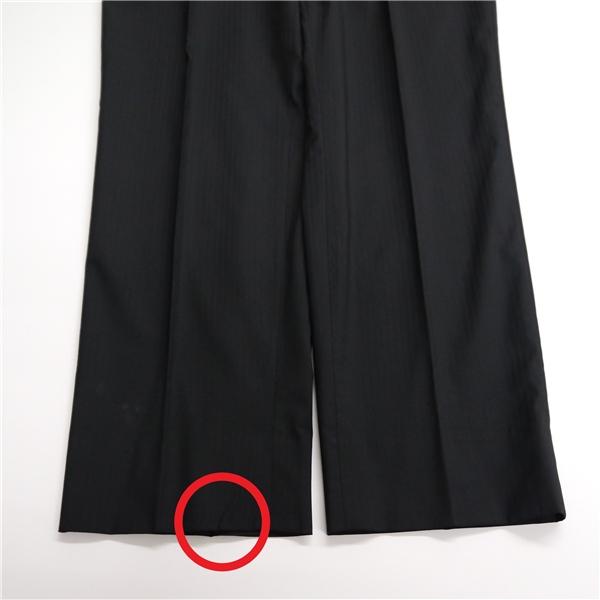 ROBELT 段返り 3つボタン シングルスーツ 袖口3つボタン A6 M ダークグレー シャドーストライプ ツータック 春秋 合物 6NA081 | ブランド登録なし | 07